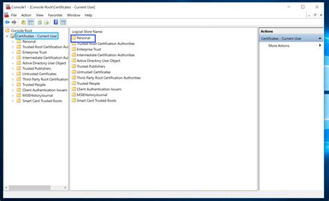 how to remove certificates windows 10